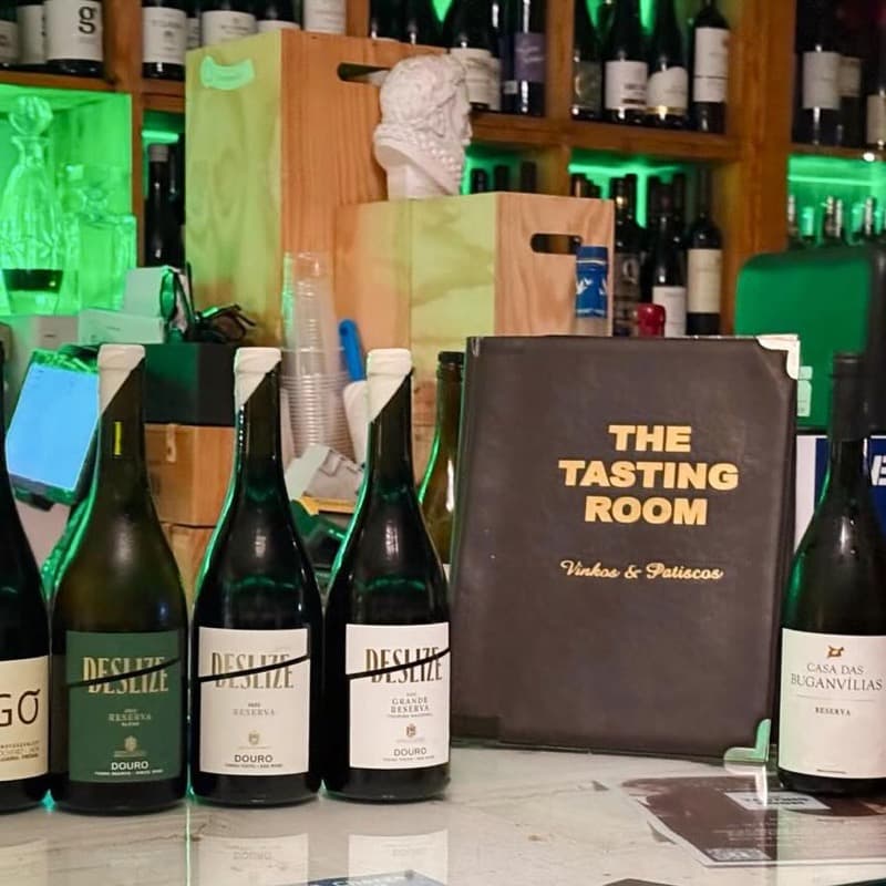 Prova dos nossos vinhos no The Tasting Room, Cascais